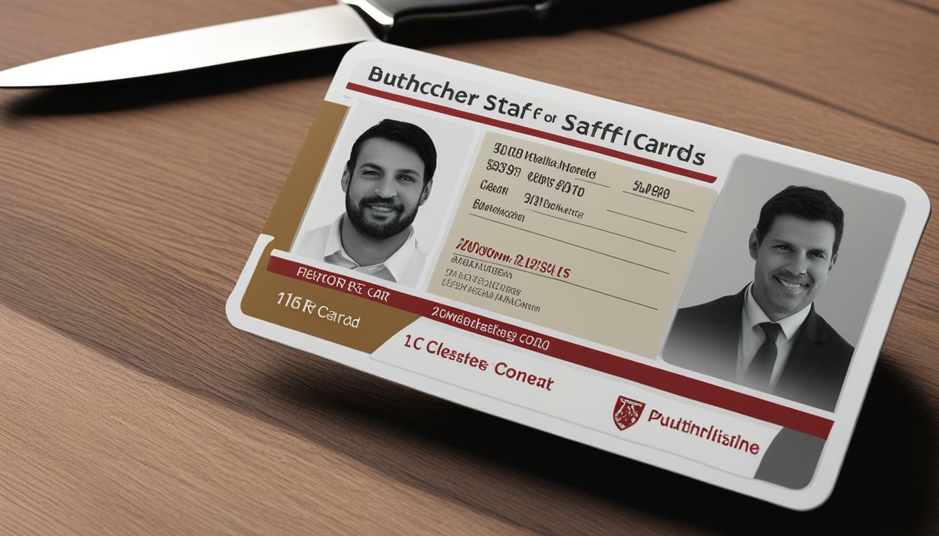 Quality Butchers Staff ID Cards in the UK – Customised & Durable